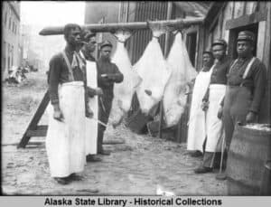 African Americans in Alaska, frequently came as part of the military, then as now.